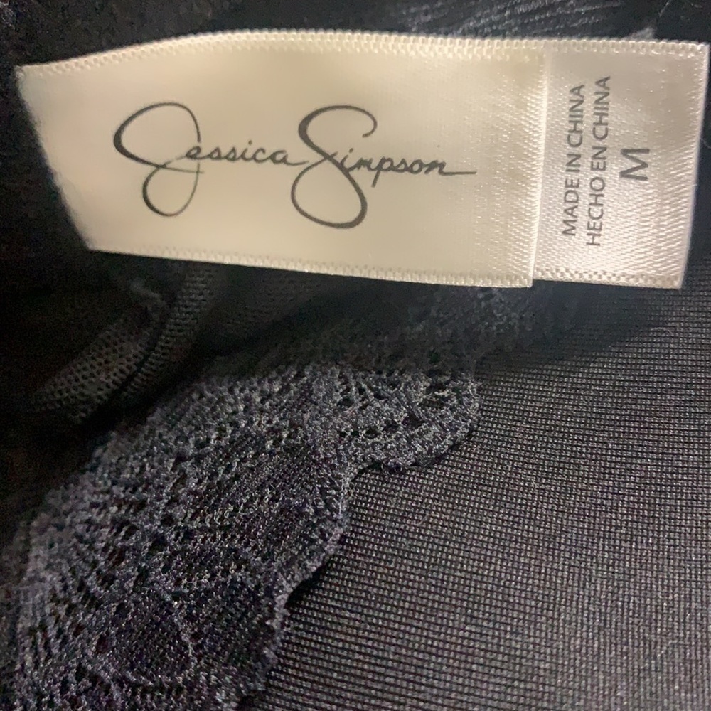 Jessica Simpson New With Tags Sheer Lacy Nighty Thing Set Padded Bra Size Medium - Picture 10 of 13